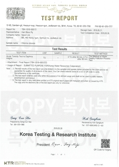 Water flea acute toxicity